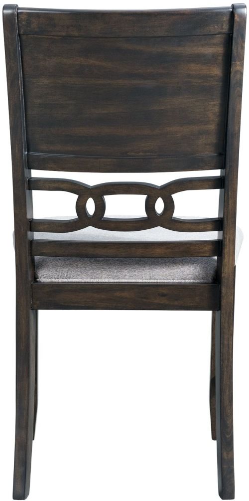 Elements International Amherst Dark Dining Side Chair-2