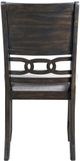 Elements International Amherst Dark Dining Side Chair-2