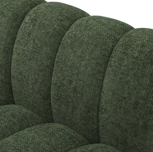 Meridian Furniture Quinn 3-Piece Green Modular Armless Sofa-4