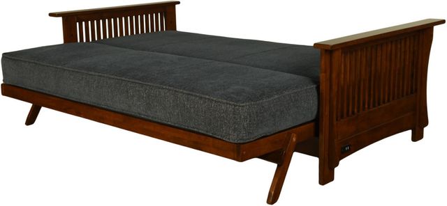 Kodiak Furniture Alexa Black Walnut/Taber Indigo Full Futon-3