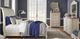 Liberty Furniture Farmhouse Reimagined 4-Piece Antique White/Chestnut King Sleigh Bedroom Set-0