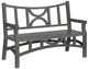 Currey & Company Colesden Dark Gray Bench-1