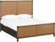 Modus Furniture Dorsey Basalt Gray/Ginger King Panel Bed-0