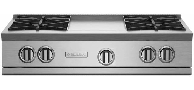 BlueStar® RNB Series 36" Stainless Steel Natural Gas Rangetop-0