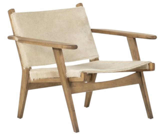 Four Hands Rivers Buff Hair on Hide Chair | Marshall's Home Living ...
