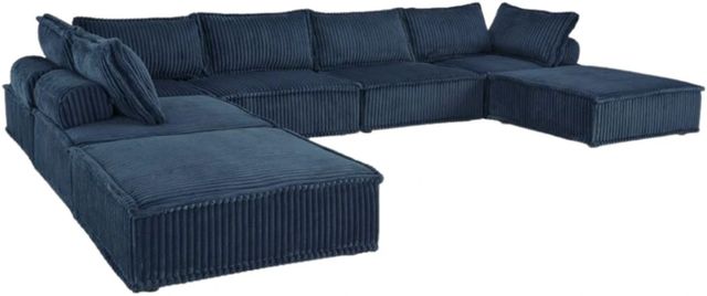 Signature Design by Ashley® Bales 7-Piece Navy Modular Seating-0