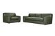 Violino 33447 Leather Sofa in Moss Green-2