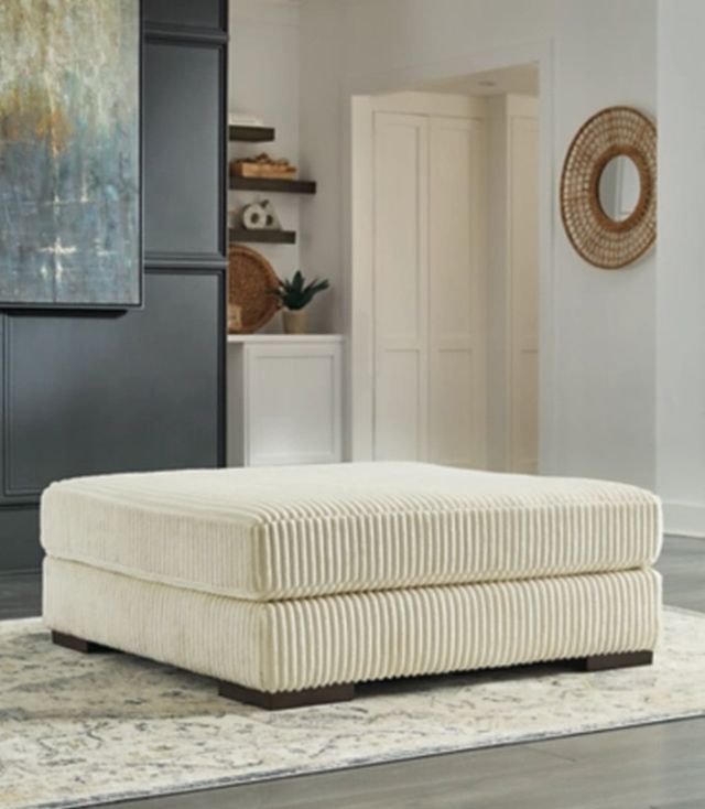 Signature Design by Ashley® Lindyn Ivory Oversized Accent Ottoman-3