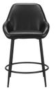 Zuo® Modern Vila Black Counter Stool-1