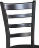 John Thomas Furniture® Dining Essentials Emily Black Side Chair-1
