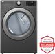 LG 7.4 Cu. Ft. Middle Black Front Load Electric Dryer-1