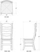 Bramble Customizable Peg & Dowel Ladder Back Chair-1