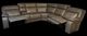Theater 6 Piece Media Sectional-1