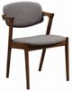 Coaster® Malone 5-Piece Dark Walnut/Gray Dining Set-5