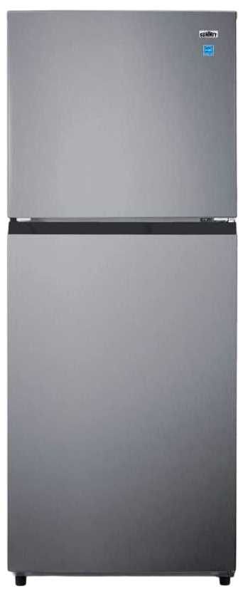 Summit® 10.1 Cu. Ft. Stainless Steel Counter Depth Top Freezer Refrigerator-0