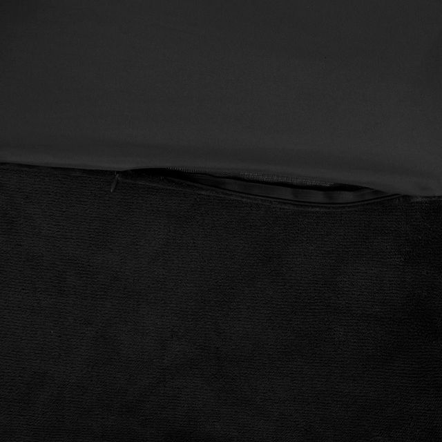 Olliix by Intelligent Design Kai Black King Quilted Reversible Microfiber to Cozy Plush Comforter Set-4