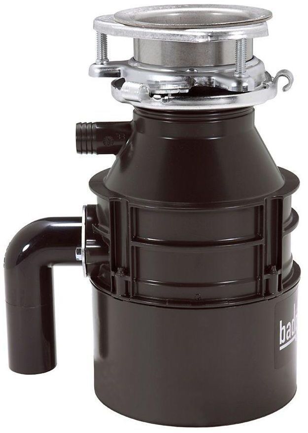 InSinkErator® Badger® 1 0.75 HP Continuous Feed Black Garbage Disposal-3