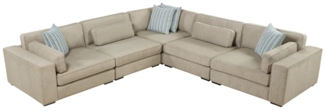 Homelegance® Livia 3-Piece Beige Sectional-0