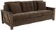 International Furniture Direct Walnut Brown/Reddish Brown Sofa-0