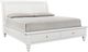 aspenhome® Cambridge White California King Sleigh Storage Bed-0