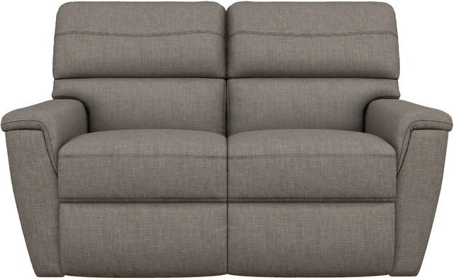 La-Z-Boy® Ava Truffle Manual Reclining Loveseat-1