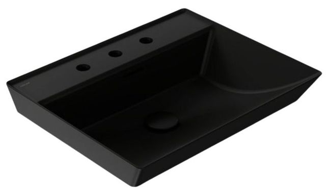 Kohler Brazn® Honed Black 23" x 19" Rectangular Vessel Bathroom Sink-0