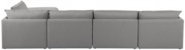 Meridian Furniture Mackenzie 5-Piece Grey Modular Sectional Set-3