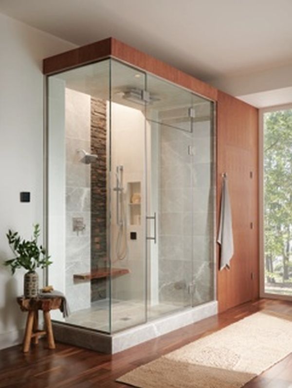 Brizo Frank Lloyd Wright® Brilliance® Luxe Nickel® 21" Single-Function Raincan Shower Head with Integrated Lighting-4