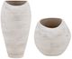 Uttermost® Inara 2-Piece Creamy White Indoor-Outdoor Ceramic Vase Set-3