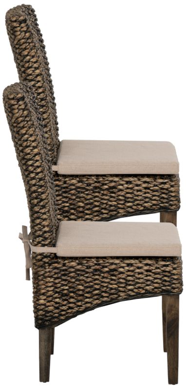 Coast2Coast Home™ Elodie 2-Piece Warm Natural Sea Grass Dining Chair Set-4