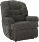 HomeStretch Mack Graphite Manual Recliner-0