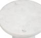 Uttermost® Lirra White Indoor-Outdoor Marble Drink Table-4