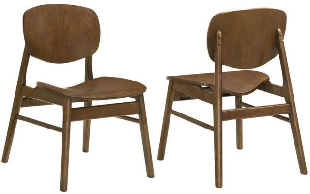 Coaster® Benford 2-Piece Dark Brown Dining Side Chair Set-0