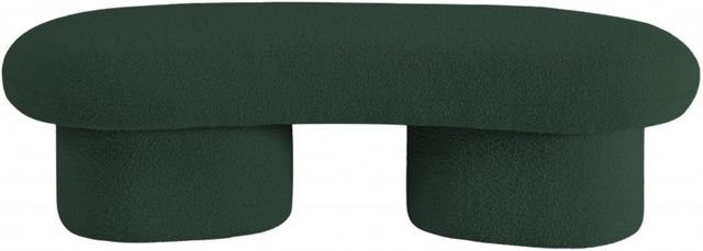 Meridian Furniture Luka Green Bench-1
