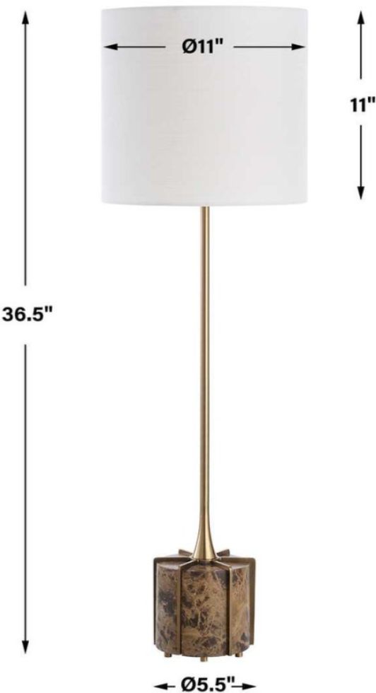 Uttermost® Britwell Brown Buffet Lamp-1