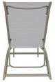 Telescope Casual Kendall Abalone/Storm Aluminum/Fabric Outdoor Sling Stacking Armless Lay-Flat Chaise-3