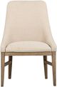 Magnussen Home® Tristan Swiss Coffee Dining Arm Chair with Upholstered Seat and Back-1