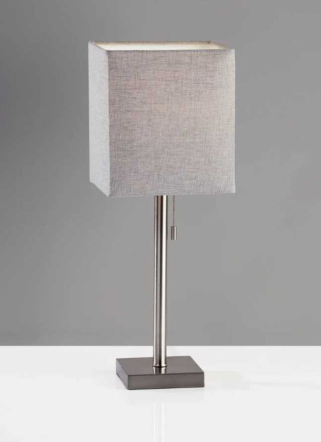 Adesso® Estelle Brushed Steel Table Lamp-3