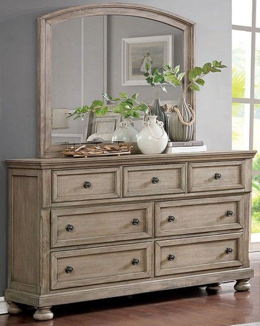 Furniture of America® Wells 5-Piece Gray Queen Bedroom Set-3
