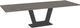 Amisco Customizable Amelia 108" Rectangular Extendable Table with 1.5" Solid Birch Top and 2 Leaves-0