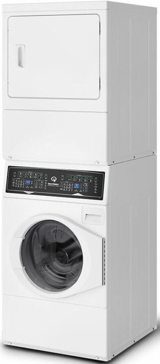 Speed Queen® SF7 White Electric Laundry Center, 3.5 Cu. Ft. Washer, 7 Cu. Ft. Dryer-1