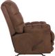 Catnapper® Machado Chocolate Oversized Chaise Rocker Recliner with Extra Extension Footrest-4