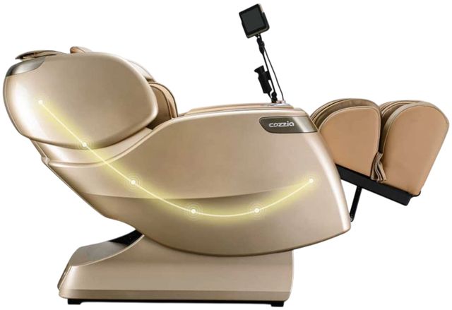 Cozzia® Qi™ XE Pro Champagne Power Massage Chair-3