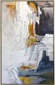Harp & Finial® Solitary Multi-Colored Framed Canvas Art-0