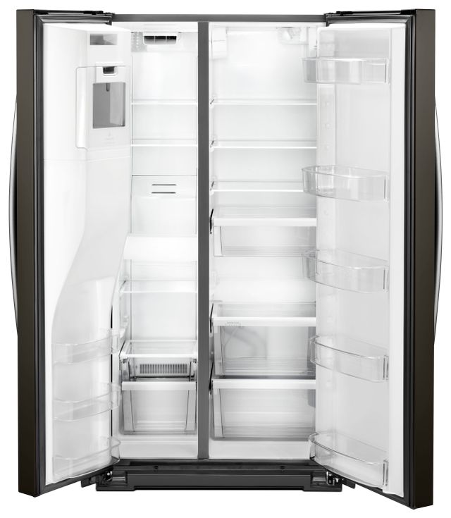 Whirlpool® 36 in. 20.6 Cu. Ft. Fingerprint Resistant Black Stainless Counter Depth Side-By-Side Refrigerator-6