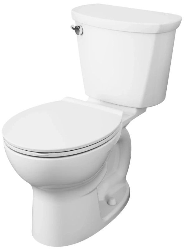 American Standard Cadet® PRO White Round Front Toilet Less Seat 1.28 gpf/4.8 Lpf-3