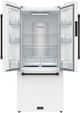 Thor Kitchen Gordon Ramsay Series 30" White French Door Counter Depth Refrigerator with Black Hardware-1