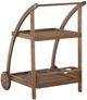 Linon Catalan Acorn Wooden Outdoor Trolley-3