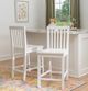 Linon Tory 2-Piece White Counter Stool Set-1