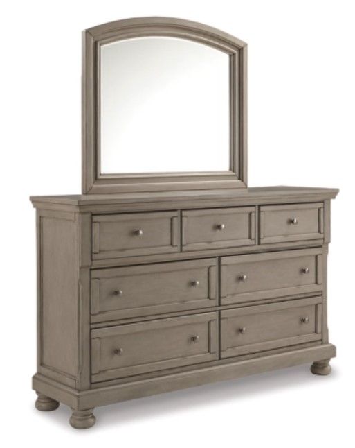 Signature Design by Ashley® Lettner 3-Piece Light Gray King Storage Sleigh Bed Set-2